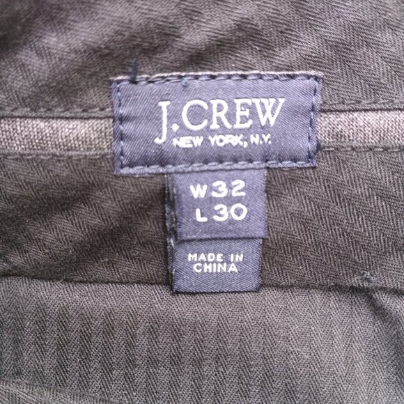 J.Crew Ludlow Gray Italian Wool Suit 38S 32x30 Tollegno 1900 Slim Fit 2-Piece - Picture 14 of 16